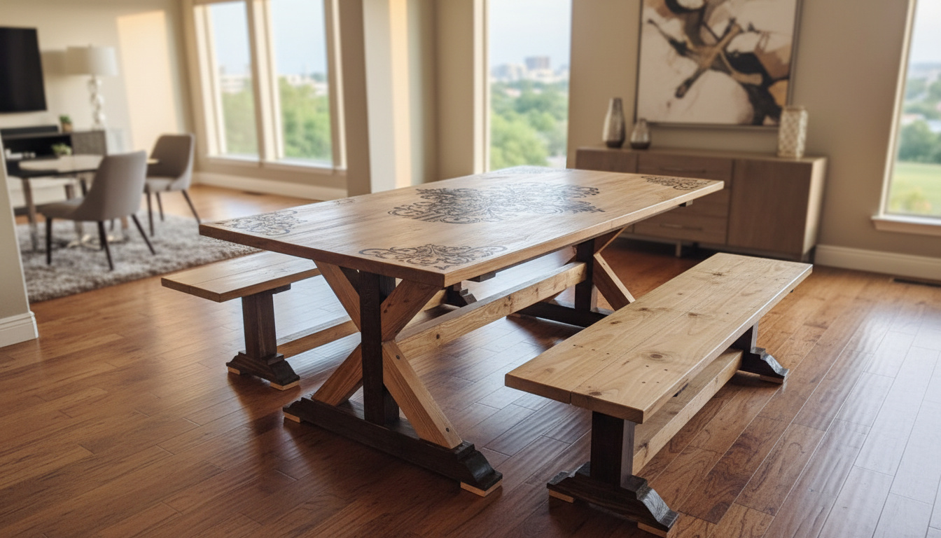 Custom Engraved Dining Tables